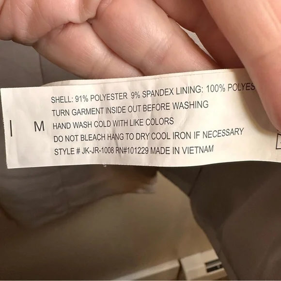 Stoosh Women's Beige Silk Feel Blazer Size Medium - Picture 4 of 6